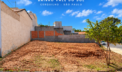 Lote de esquina à venda no vale do sol – cerquilho/sp