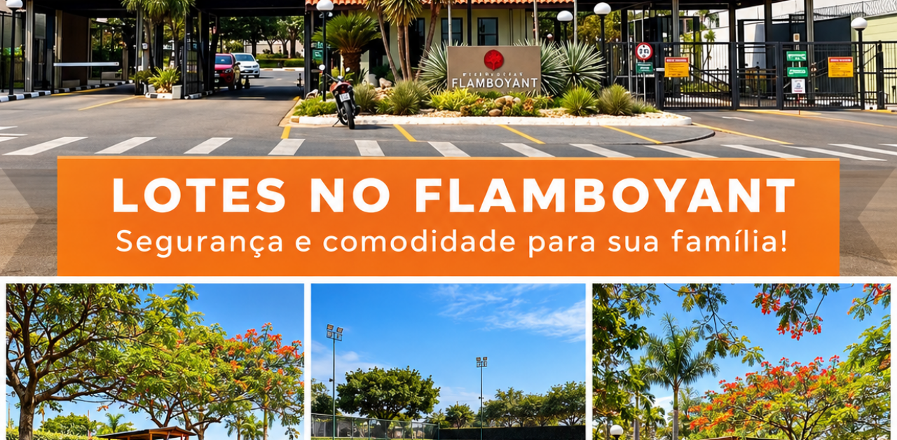 Lotes à venda no condomínio flamboyant